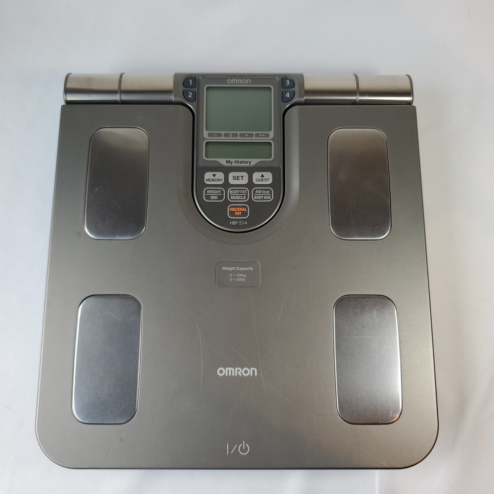 Omron HBF-514 Full Body Composition Sensing Monitor and & Scale WORKING